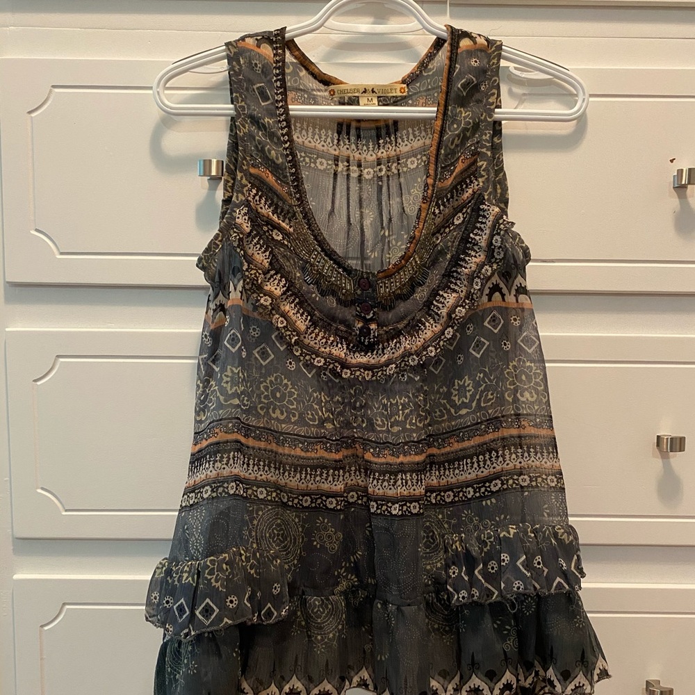 Chelsea and Violet tank. Size M